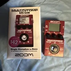 zoom ms-60b ベース マルチエフェクター 単三電池付き - メルカリ