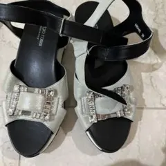 セルジオロッシ ビジュー付きサンダル 39