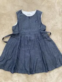 ノースリーブシャンブレーワンピース 110cm