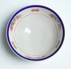 中華皿 ラーメン鉢 鳳凰 喜喜模様 磁器 レトロのサムネイル