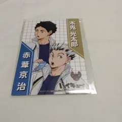 ハイキュー!! 木兎光太郎 赤葦京治 きゃらくたぶるカードグミ