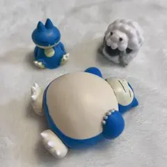 みんなのカビゴン フィギュア ガチャガチャ　ゴンベ　ウールー　カビゴン　セット