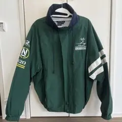 NAUTICA ノーティカ 90s セーリングジャケット XL グリーン 刺繍