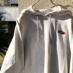 90s 銀タグ NIKE ナイキ スウェットパーカー 刺繍ロゴ