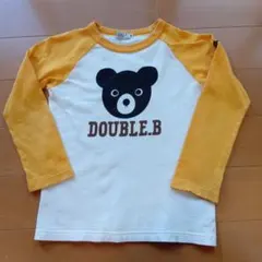 DOUBLE.B 　ロングTシャツ 長袖カットソー 120