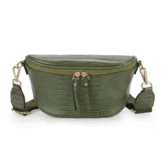 【Ungrid/アングリッド】　シャイニークロコミニボディーバッグ