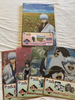 【未開封】一番くじ 銀魂 ファイルコレクションブック　ファイルセット4点セット