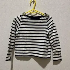 Petit Bateau ストライプ 長袖カットソー 4ans