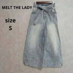 MELT THE LADY ワイド デニムパンツ Sのサムネイル