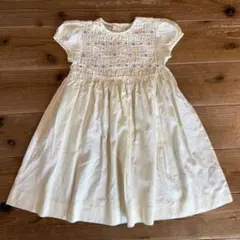 ローラアシュレイ　半袖刺繍ワンピース　110 120のサムネイル