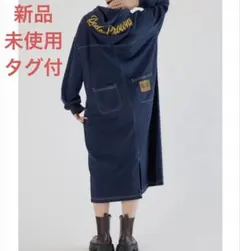 ロデオクラウンズ RCSカラーステッチパーカーワンピース　新品未使用　タグ付