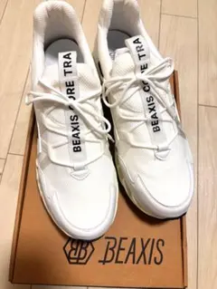 新品未使用 BEAXIS バランスコアスニーカー2 ホワイト 4L