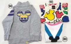 ベビードールミッキーマウス3点セット　80サイズ90サイズ