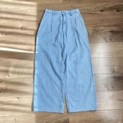 UNIQLO 2024年 ドレープデニムタックパンツ