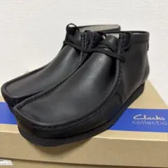 Clarks ワラビーブーツ ブラックレザー 26cm UK7.5 新品未使用