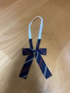 EASTBOY リボン ネイビー ストライプ