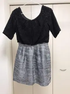 お値下　MERCURYDUO 美品　レースワンピース パーティードレスにも