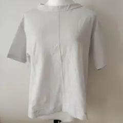 McGREGOR ストライプ トップス ネックサイドボタンMサイズ #36