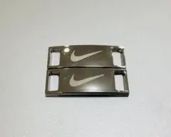 シルバー シューレースアクセサリー デュブレ 2個セット スニーカー用