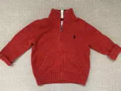 Ralph Lauren 赤 ジッパーセーター 24M