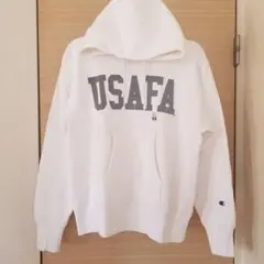 超美品！ USAFA リバースウィーブ パーカー レア リフレクター L 2025年最新】チャンピオン リバースウィーブ usafa リフレクター