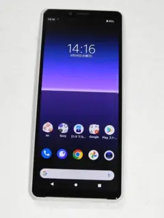 良品 SONY Xperia 10 II SOV43 ホワイト SIMフリー