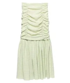 ギンガムチェックギャザリングスカート