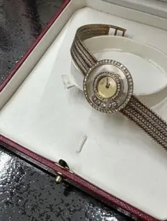 定価348万円⭐︎銀座 ショパール ハッピーダイヤモンド 腕時計 