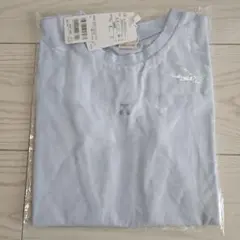 petit main 半袖 AラインTシャツ 130　ブルー　ライトブルー