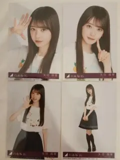 乃木坂46 Same numbers封入 生写真ヨリチュウヒキ4種4枚 矢田萌華