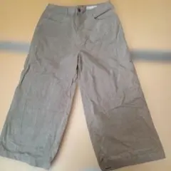 CROCODILE ベージュ ワイドパンツ