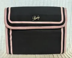 廃盤 Rady❤︎ レディー 手帳マルチケース 母子手帳　通帳手帳 ブラックピンクのサムネイル