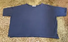 Samansa Mos2 blue 半袖 Tシャツ ネイビーのサムネイル