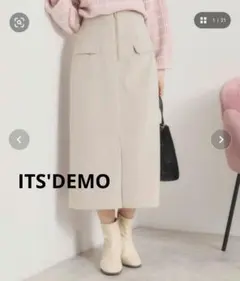 【新品】ITS'DEMO シャギーモッサタイトスカートのサムネイル