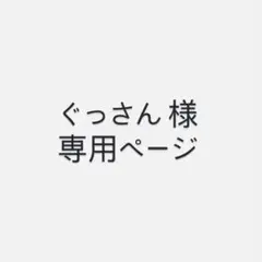 ぐっさん様専用ページ