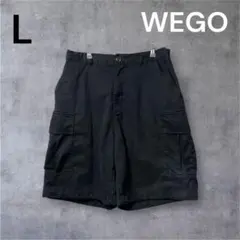 WEGO ブラック L 半ズボン 短パン アウトドア ラフコーデ 部屋着 定番のサムネイル