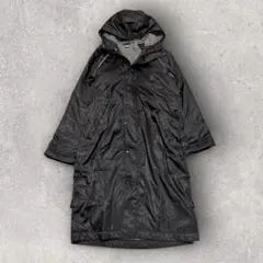 NIKE　裏ボア　ベンチコート　Mサイズ　ベージュ×赤ライン