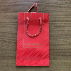 LANCEL 赤色 ショップ袋　レトロのサムネイル