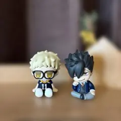 ハイキュー!! 月島蛍 黒尾鉄朗 ミニフィギュア 2体セットのサムネイル
