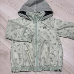 KNIT PLANNER　水玉模様フード付きジャケット 100cm