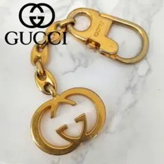 ヴィンテージ GUCCI グッチ インターロッキング GG キーホルダー