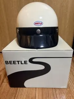 ［公道使用不可］BEETLE SHORTY4 アイボリー　Ｌ　半ヘルのサムネイル