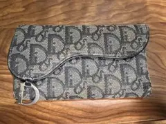 Christian Dior ディオール　トロッター　三つ折り　長財布　カード付