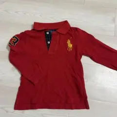 Polo by Ralph Lauren 赤色 ポロシャツ 2T
