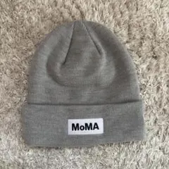 MOMAx NEW ERA グレー ビーニー ニット帽のサムネイル