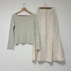 【PROPORTION】ニット 【VIS】スカート コーデセット