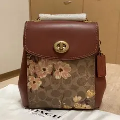 COACHコンバーチブルバックパックシグネチャーフローラル◆53087新品未使用のサムネイル
