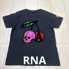 RNA アールエヌエー　半袖　Tシャツ スカル チェリー ブラック　レディースのサムネイル