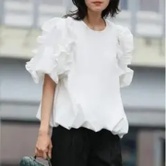 【カッキー】【美品】　ヨリ　YORI 半袖　ブラウス　白 カッキー様 専用】【美品】 ヨリ YORI 半袖 ブラウス 白 - メルカリ