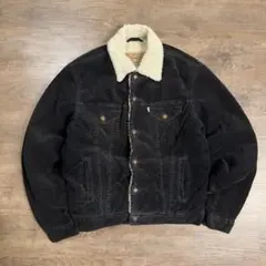 希少 90s リーバイス 71500 コーデュロイ ボアジャケット 黒 M